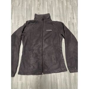 Columbia  Full Zip Black Fleece Jacket Size M Women’s